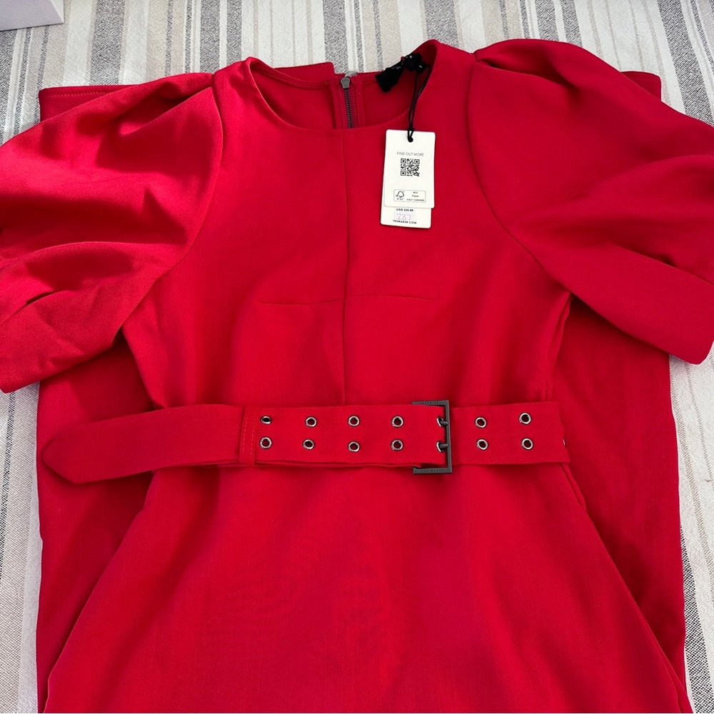Ted Baker Red Dress - Picture 3 of 9
